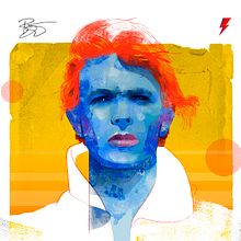 Retratos - David Bowie. Traditional illustration project by Javier Abián - 11.15.2021