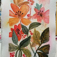 My project for course: Artistic Floral Watercolor: Connect with Nature. Un proyecto de Ilustración tradicional, Pintura, Pintura a la acuarela e Ilustración botánica de Marie Paulsen - 15.05.2022