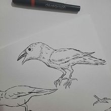 Minha primeira tentativa. Traditional illustration project by Thays - 05.17.2022