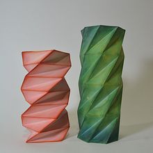 Mi proyecto del curso: Moldes geométricos hechos a mano: diseña objetos facetados. Un progetto di Design, Design di accessori, Artigianato, Belle arti, Interior design, Interior Design, Interior Design e DIY di danielarje8 - 19.05.2022