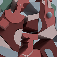 Adobe: Reimagining 20th Century Fine Art. Un proyecto de Ilustración tradicional de Simoul Alva - 19.05.2022