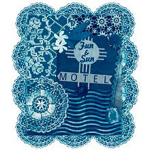 Fun Sun Motel Cyanotype. Arts, Crafts, Fine Arts, Printing, DIY, and Film Photograph project by Janet Carlson - 05.15.2022