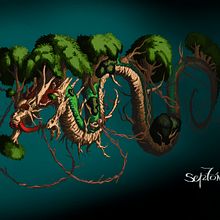 Bosque dragón Ein Projekt aus dem Bereich Design, Traditionelle Illustration, Bildende Künste, Skizzenentwurf, Kreativität, Bleistiftzeichnung, Zeichnung, Concept Art, Artistische Zeichnung, Digitale Zeichnung und Digitale Malerei von septon - 19.05.2022
