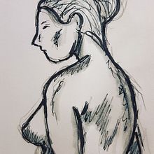 Mi proyecto del curso: Dibujo de la figura humana en movimiento. Fine Arts, Sketching, Pencil Drawing, Drawing, and Realistic Drawing project by garyobando - 05.20.2022