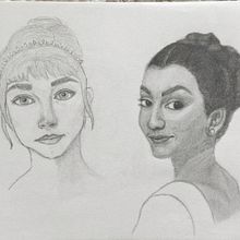 Il mio progetto del corso: Ritratto su blocco da disegno: esplora il volto umano. Een project van  Schetsen,  Tekening,  Portrettekening,  Artistieke tekening y Sketchbook van Viola Graziosi - 20.05.2022