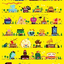 Booburgh - A Town of Spooky Businesses. Un proyecto de Ilustración tradicional de Andrew Kolb - 20.05.2022