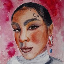 Meu projeto do curso: Criação de retrato estilizado em aquarela. Un progetto di Illustrazione tradizionale, Pittura, Pittura ad acquerello e Disegno di ritratti di Daniela Silva - 20.05.2022