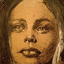 Premiers pas_découvrir acrylique, dermographe, poudre de graphite. Traditional illustration, Painting, Drawing, Pencil Drawing, Portrait Drawing, Realistic Drawing, Artistic Drawing, Acr, lic Painting, and Tattoo Design project by Roxane COMBES - 05.20.2022