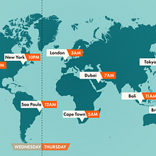 The Different Timezones. Traditional illustration project by Kisty Mea - 05.21.2022