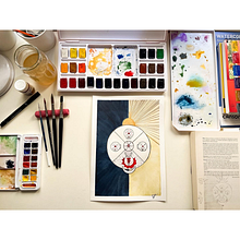 The Dance of Unconscious and Conscious. Un progetto di Illustrazione tradizionale, Disegno artistico e Artigianato di Deniz - 19.05.2022