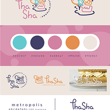 Branding - Thasha Repostería y Decoraciones . Br, ing e Identidade, e Design de logotipo projeto de Yavanna Aranguren López - 21.05.2022