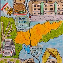 Coming Home from 7 weeks Camping in Utah. Un progetto di Bozzetti, Disegno e Sketchbook di Caroline Marion - 21.05.2022