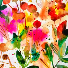 Mi proyecto del curso: Acuarela floral: conecta con la naturaleza. Un proyecto de Ilustración tradicional, Pintura, Pintura a la acuarela e Ilustración botánica de Silvana Hernandez - 22.05.2022