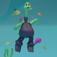 My project for course: 3D Character Creation in Blender. Projekt z dziedziny 3D, Projektowanie postaci, Modelowanie 3D, Projektowanie postaci 3D i Projektowanie 3D użytkownika Rana Raafat - 25.04.2022