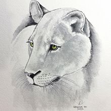 My project for course: Expressive Animal Portraits in Watercolor. Traditional illustration, Realistic Drawing, Naturalistic Illustration, and Watercolor Painting project by Regina Go - 05.22.2022