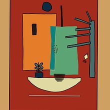 Il mio progetto del corso: Design di composizioni di arte astratta. Design, Ilustração tradicional, Artes plásticas, Design gráfico, e Design digital projeto de Manuela Crasta - 22.05.2022
