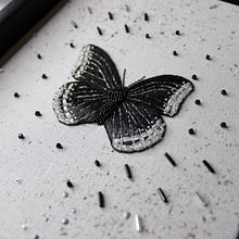 White Admiral Butterfly. Projekt z dziedziny  Haft,  Sz, cie,  Tkactwo i Craft użytkownika Talisa May - 22.05.2022