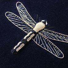 Goldwork Dragonfly Ein Projekt aus dem Bereich Stickerei, Nähen, Weben, H und werk von Talisa May - 22.05.2022