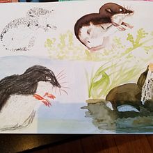 Mi proyecto del curso: Técnicas de ilustración para desbloquear tu creatividad. Design, Ilustração tradicional, Artes plásticas, Pintura, Criatividade, Criatividade para crianças, e Sketchbook projeto de Alessandra Sichi - 22.05.2022