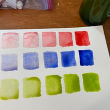 My exercises for course: Modern Watercolor Techniques. Traditional illustration, Fine Arts, Painting, and Watercolor Painting project by Ryan Schroeder - 05.18.2022