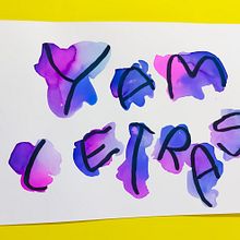 Mi proyecto del curso: Técnicas creativas de lettering: crea tu diario de letras. Un proyecto de Lettering, Dibujo, H, lettering y Sketchbook de Yamila Acosta - 23.05.2022