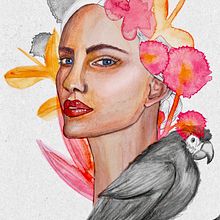My project for course: Illustrated Portrait in Watercolor. Un projet de Illustration traditionnelle, Beaux Arts, Peinture, Dessin, Aquarelle, Dessin de portrait , et Dessin artistique de v_kostaki - 23.05.2022