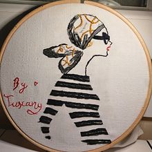 Mi proyecto del curso: Bordado en fotografías sobre tela. Un progetto di Collage, Stampa, Ricamo, DIY, Textile Design, Fotografia e Papercraft di Cristina P. S. - 22.05.2022