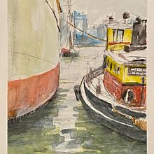 My project for course: Architectural Sketching with Watercolor and Ink. Sketching, Drawing, Watercolor Painting, Architectural Illustration, Sketchbook & Ink Illustration project by John Curtis - 07.12.2022