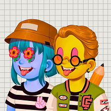 NFT Project | Creative Friendz. Un progetto di Illustrazione tradizionale e Character design di German Gonzalez Ramirez - 15.05.2022