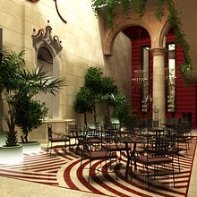 Hotel San Felipe y Santiago de Bejucal Ein Projekt aus dem Bereich Innenarchitektur, Design, 3-D-Modellierung und Innendesign von Maikel Sanchez Cal - 03.04.2018