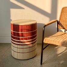 Ikat End Tables . Desain, Pembuatan Furnitur, Desain, Dan Desain Produk proyek oleh Urvi Sharma - 05.23.2022