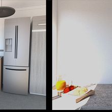 Modelado 3D - cocina y electrodoméstico. Un progetto di Design, 3D, Design e creazione di mobili, Design industriale e Interior design di cami_fer489 - 04.06.2019