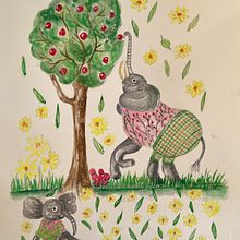 Mon projet du cours : Création d’aquarelles délicates pour l’illustration narrative. Un proyecto de Ilustración tradicional, Pintura a la acuarela e Ilustración infantil de Francine Calestagne - 25.05.2022
