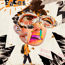 -Faces-. Design, Collage, and Graphic Design project by Davi Menezes - 03.17.2021