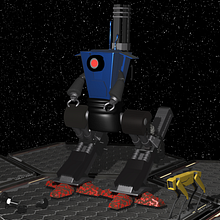 Il mio progetto del corso: Introduzione al Design e Modellazione 3D con Blender - Stefbot. Motion Graphics, Character Design, Product Design, and 3D Modeling project by Riccardo Stefanelli - 06.09.2022