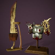  Berserker Sword & Armor. Un progetto di Progettazione di giochi, Modellazione 3D, Videogiochi e Sviluppo di videogiochi di cadu42 - 16.04.2022