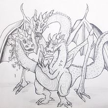 Dibuix Sant Jordi. Ilustração tradicional projeto de Marc Pérez - 25.05.2022