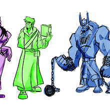 Mi proyecto del curso: Introducción al diseño de personajes para animación y videojuegos. Projekt z dziedziny Trad, c, jna ilustracja,  Animacja, Projektowanie postaci, Gr, komputerowe, Projektowanie gier komputerow i ch użytkownika Daniel dos Santos Yañez - 25.05.2022