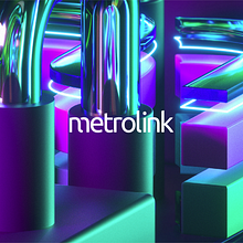Metrolink. Br, ing, Identit, Art Direction, and Digital Design project by Kiddo Estudio - 05.26.2022