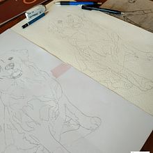 Commissione Golden Retriever. Painting, and Watercolor Painting project by Selene Nardelli - 05.26.2022