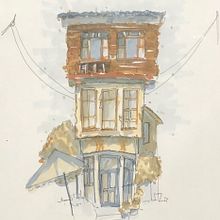 Mi primer boceto. Traditional illustration, and Architecture project by jorgemonicaandrea - 05.26.2022