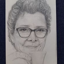 Autoretrato a lápiz. Traditional illustration project by valentinadelvalleb - 05.26.2022
