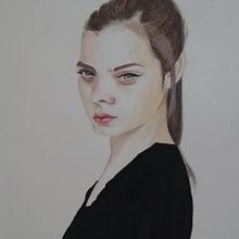 Mi proyecto del curso: Retrato en acuarela a partir de una fotografía. Traditional illustration, Watercolor Painting, and Portrait Drawing project by Gabriela Natali - 05.25.2022