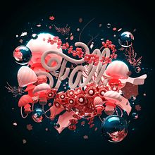 Fall. Traditional illustration, 3D, 3D Modeling, 3D Lettering, and Art Direction project by Ana Gomez Bernaus - 10.20.2019