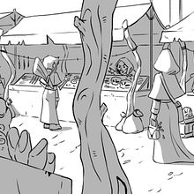 Il mio progetto del corso Storytelling per fumetti: "Il mercato nero" Ein Projekt aus dem Bereich Comic, Bleistiftzeichnung, Zeichnung, Stor, telling, Stor, board und Digitale Zeichnung von Letizia Castagna - 26.05.2022