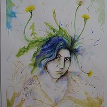 Mi proyecto del curso: Retrato ilustrado en acuarela. Un progetto di Illustrazione tradizionale, Belle arti, Pittura, Disegno, Pittura ad acquerello, Disegno di ritratti e Disegno artistico di Garfias Maria - 27.05.2022