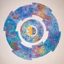 My project for course: Modern Watercolor Techniques "Estructura galáctica". Traditional illustration, Fine Arts, Painting, and Watercolor Painting project by mjose_hurtadog - 05.24.2022