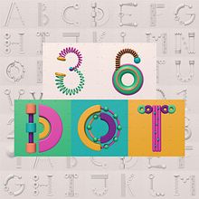 36 Days of Type #09 (2022). Un projet de Modélisation 3D, Direction artistique, 3D , et Design graphique de Sandra Viviana Arias Salamanca - 27.05.2022