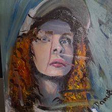My project for course: Contemporary Oil Portraiture. Projekt z dziedziny Trad, c, jna ilustracja,  Sztuki piękne,  Malarstwo i Malarstwo olejowe użytkownika Danuta Opon - 27.05.2022