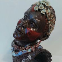 Masai. Sculpture, and Fine Arts project by velya_leyva - 05.22.2022